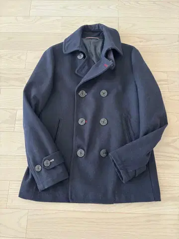 빔즈 라이트 남성용 피 코트 네이비 L 사이즈