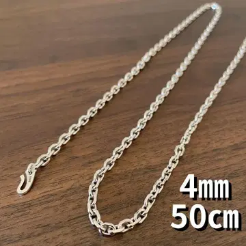 가는 체인 50cm 실버925 이글 후크 휠 목걸이