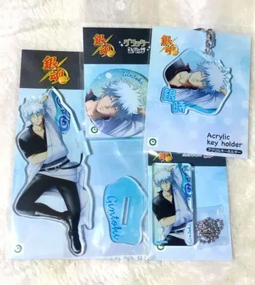 사카타 긴토키 묶음 판매 우타타네 아크릴 스탠드 캔뱃지 키링