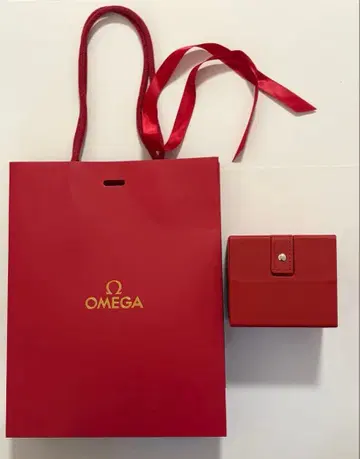 OMEGA 손목시계 보관 케이스 쇼핑백 포함