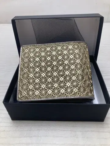 HIROKO HAYASHI 골드 이단 접이식 지갑