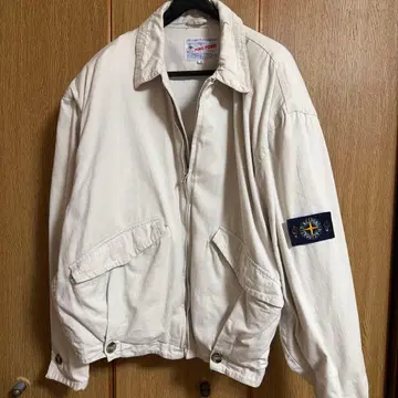 80s usa 핑퐁 화이트 자켓