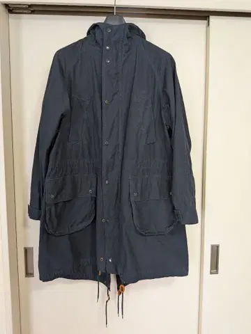 바버 x 엔지니어드 가먼츠 washed highland 파카