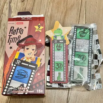 [일본 미발매] 토이 스토리 30주년 기념 Retro Time 키링