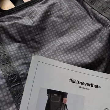 thisisneverthat Boston Bag 그레이
