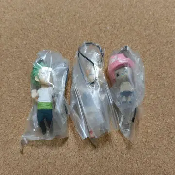 레트로! 원피스 끼임 스트랩 가챠 3점 묶음 판매 캡슐 토이