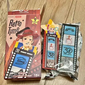 [일본 미발매] 토이 스토리 30주년 기념 Retro Time 키링