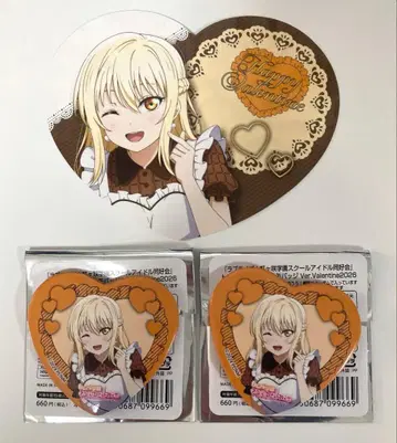 러브 라이브! 니지가사키 학원 미야시타 아이 하트 캔뱃지 하트형 카드