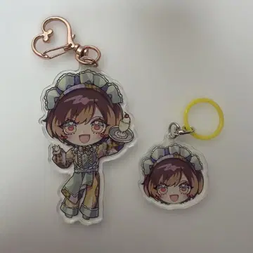 러브시크 2주년 사츠키 아크릴 키링 메지루시 참 메이드 의상