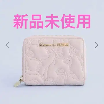 Maison de FLEUR 리본 퀼팅 프래그먼트 케이스