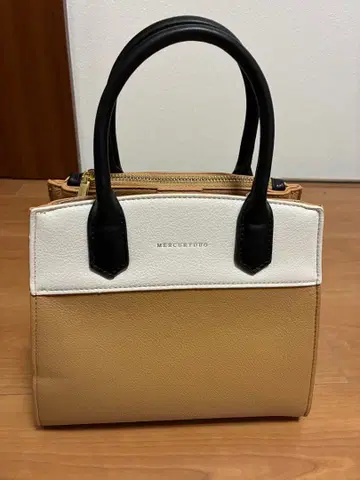 MERCURYDUO 핸드백 블랙 화이트 베이지