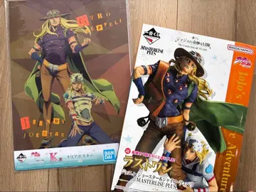 죠죠 제일복권 라스트 원과 포스터 조니 죠스타와 자이로 체펠리