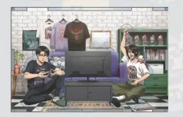 진격의 거인 AIR TWOKYO 아크릴 디오라마 리바이 & 한지