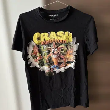 CRASH BANDICOOT 블랙 T셔츠