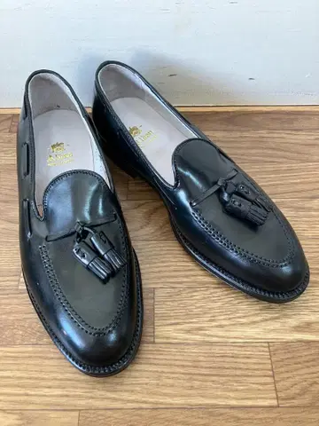 ALDEN 알든 664 블랙 코도반 태슬 로퍼 8.5D