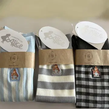 Samansa Mos2 스트라이프 삭스 3켤레 세트