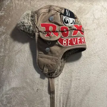 TrueReligion 가죽 파이롯트 햇 플라이트 캡 퍼