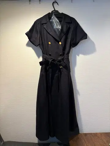 Grace class 린넨 라이크 밀리터리 원피스 사이즈 36