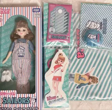 리카짱 제일복권 5종 세트 오버롤 스타일