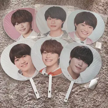 나니와단시 오하시 카즈야 부채 6개 세트