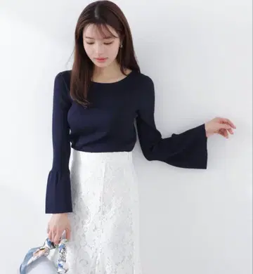 proportion body dressing 폼 슬리브 니트