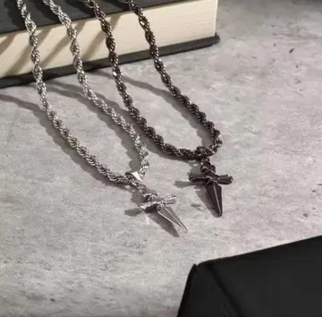 헌터헌터 크라피카 저지먼트 체인 목걸이 블랙