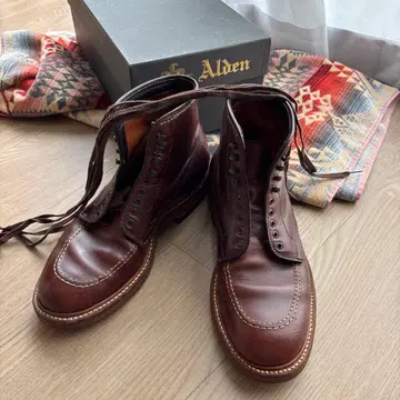 컨디션 최상 Alden 403 인디 부츠 브라운 워크 부츠