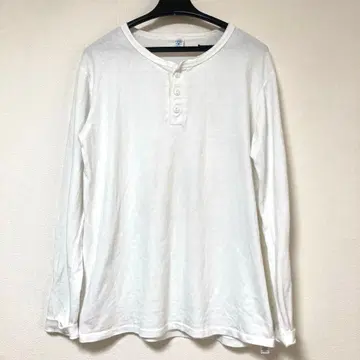 Velva Sheen 빈티지 구제 의류 헨리넥 티셔츠