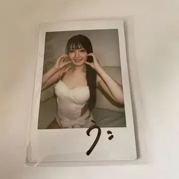 미카시 씨 사인 포함 인스턴트 사진 후지필름