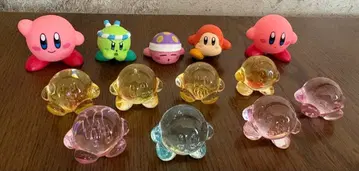 별의 커비 피규어 묶음 판매 유리풍 커비 세트