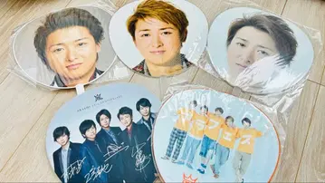 아라시 집합 & 오노 사토시 부채 5장 세트