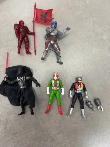 특촬물 피규어 6체 세트 다스 베이더 가면라이더