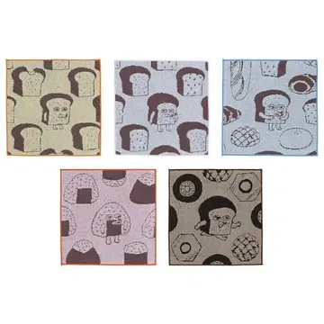 제일복권 빵도둑 ~사랑스러운 빵~ E상 자카드 타월 5장 세트