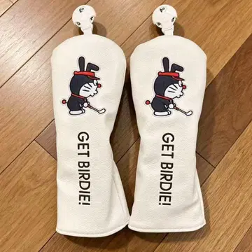 2개 세트 도라에몽 골프 클럽 헤드커버 유틸리티 UT*2