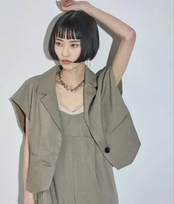 THE YOn 백리본 테일러드 자켓 레이디 그레이 F