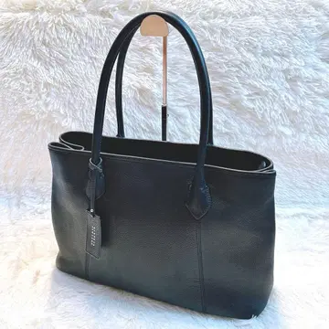 바니스뉴욕 토트백 네이비 대용량 A4 수납 주름 가죽