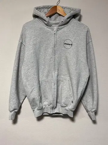 thisisneverthat 집업 후드티 후디 그레이 M