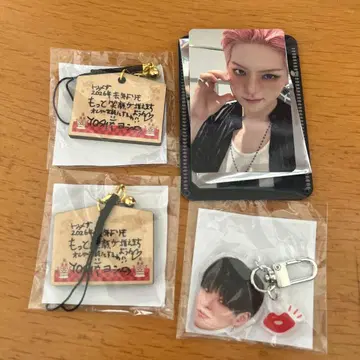 treasure 요시 얼굴 아크릴 키링 에마 카드 파일 트레이딩 카드