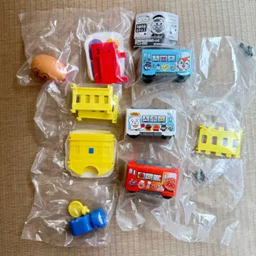 호빵맨 가챠 캡슐 토이 모터 포함 캐릭터 레일 4