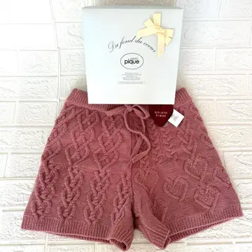 새상품 gelato pique 수플레 하트 아란 숏팬츠 [박스 포함]