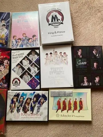 King & Prince 라이브 Blu-ray 모음 9장 + CD 1장