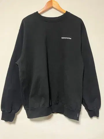 thisisneverthat 블랙 맨투맨 XL 오버 사이즈