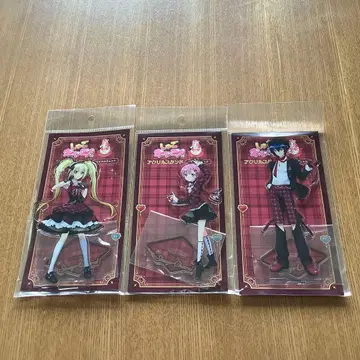 수호캐릭터! 아무와 이쿠토와 우타우의 아크릴 스탠드 전 3종 세트