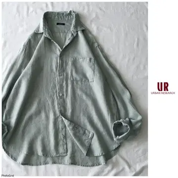 어반 리서치 [세탁 가능] 린넨 100% 컬러 린넨 셔츠 블라우스