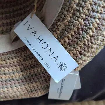 IVAHONA 마다가스카르산 라피아 소재 린넨 100% 햇