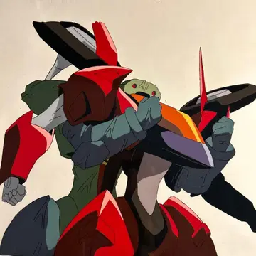 작품명 불명 애니메이션 셀화 로봇