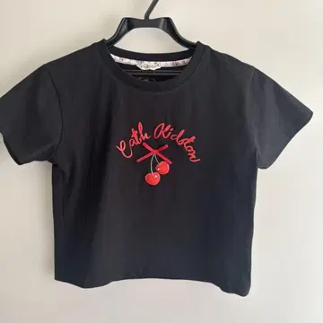 캐리 키드스턴 컴팩트 티셔츠 리본 체리