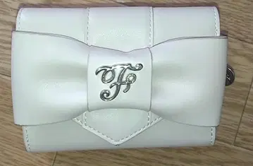 Maison de FLEUR 벨트 리본 미니 지갑 ( 핑크 ) 박스 포함