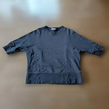 HAU CLASKA 코튼 반팔 스웨트 셔츠