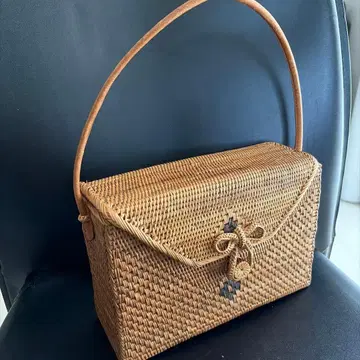 천연 소재 발리섬 아타 바스켓백